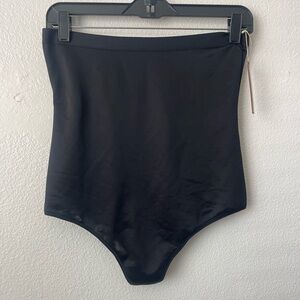 Skims Barely There Shapewear High Waist Thong Womens Black Sz XL